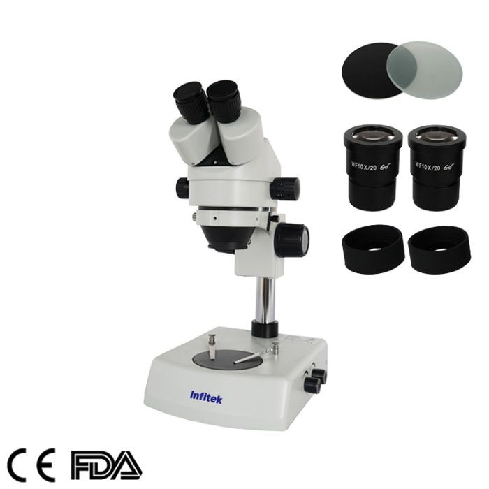 Microscópio estéreo (microscópio de dissecação), MSC-ST45