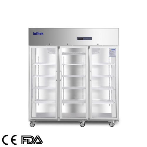 Refrigerador de farmácia de três portas/geladeira médica/de vacinas, PR5-1500