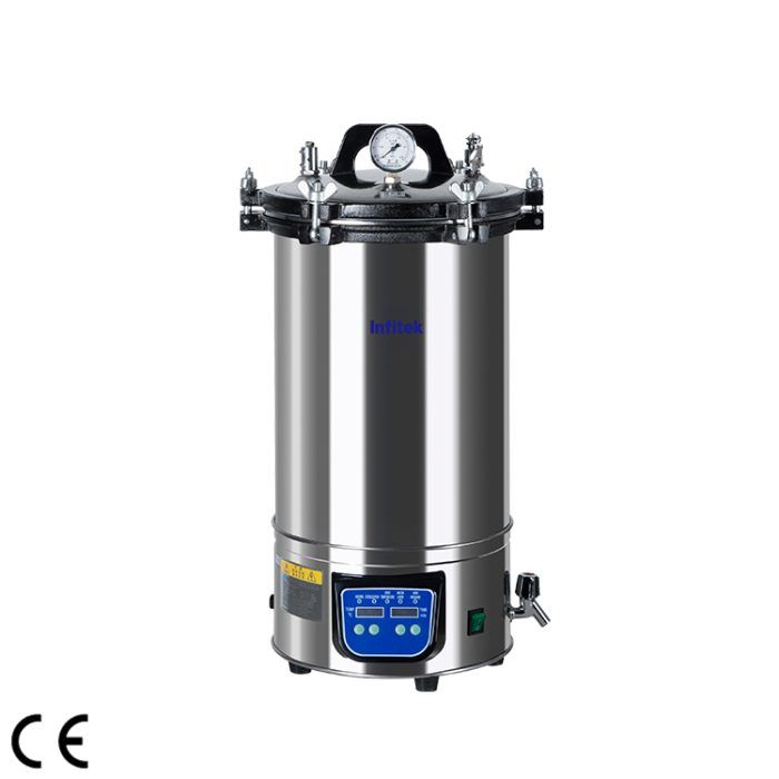 Esterilizador portátil a vapor sob pressão, série STP-E