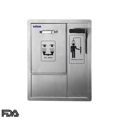Wall Embedded Emergency Shower Eye Wash Room EEWS 316