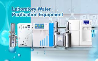 water purification system in the laboratory