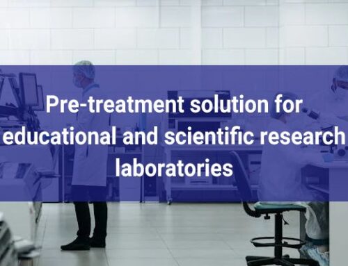 Solução de pré-tratamento para laboratórios educacionais e de pesquisa científica